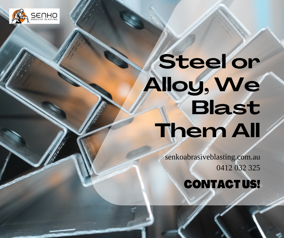 Steel or Alloy, We Blast Them All! | Senko Abrasive Blasting Brisbane